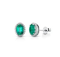 Earrings CikOrefice Gioielli Woman in Gold Smeraldo ORHARMONY/1S- - ORHARMONY/1S-